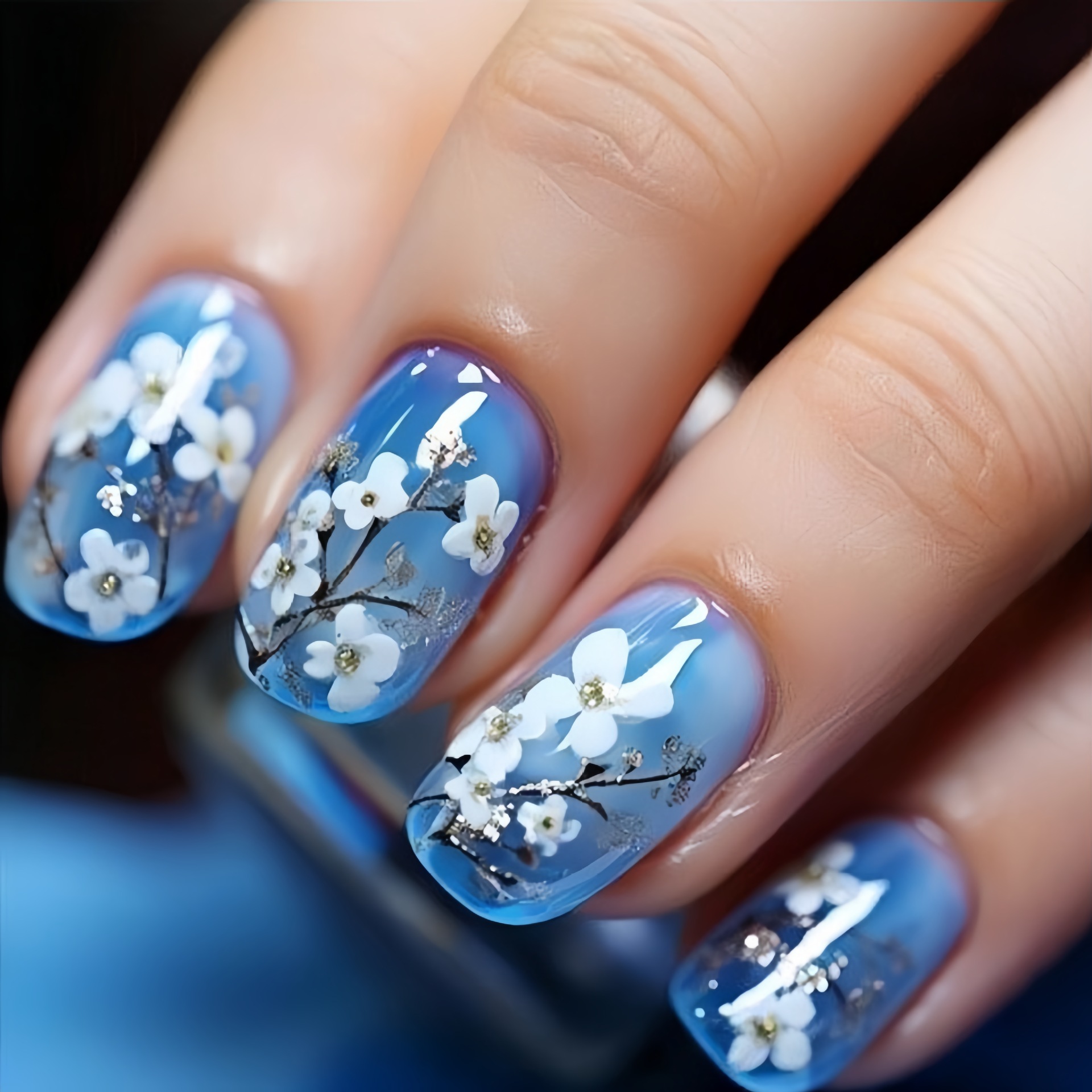 Press On Nail Set - Unghie finte medie per donne e