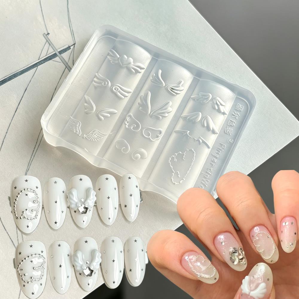 Nail Art Elegant - Stampo in Silicone 3D per Nail