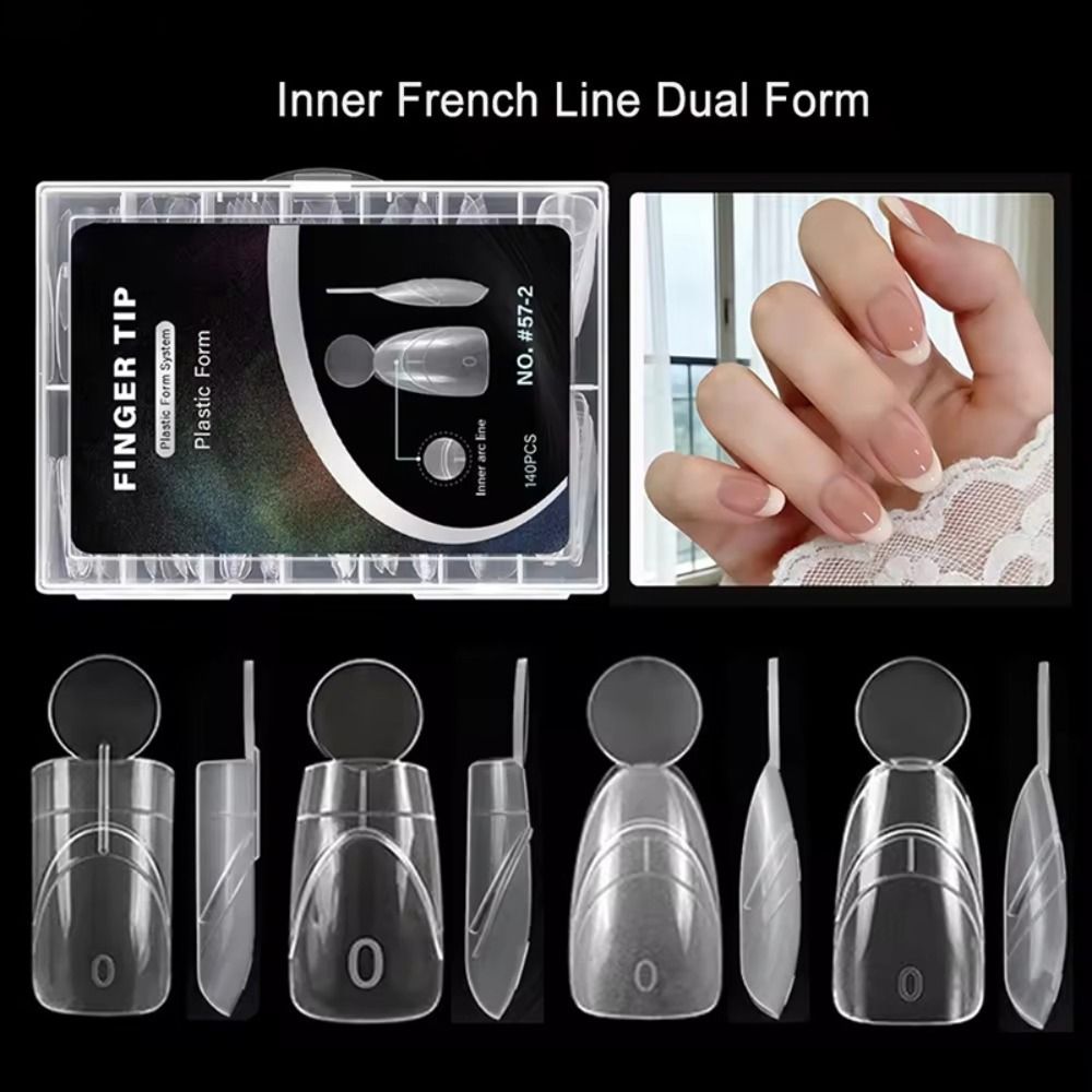 Nail Extension Form - 140 Pezzi Forme Doppie per Unghie