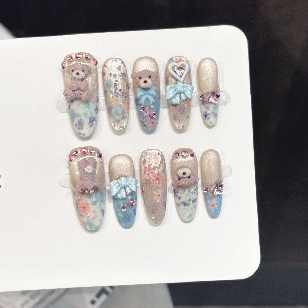 Nail Art Oval - 10 pezzi di nail art ovali