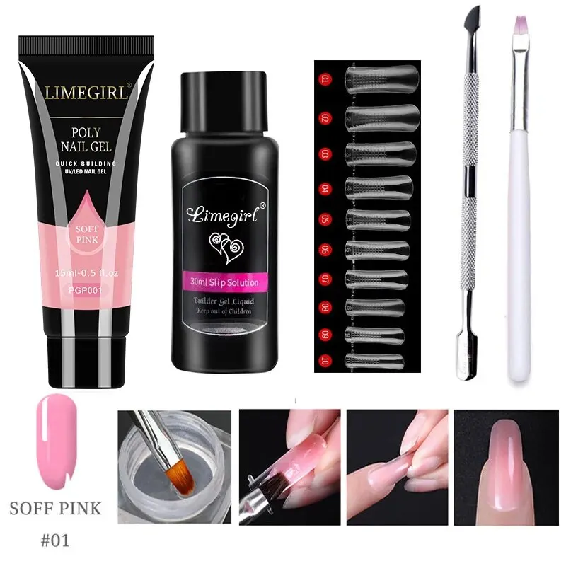 Nail Extension Form - LIMEGIRL 15ml Set gel per estensione