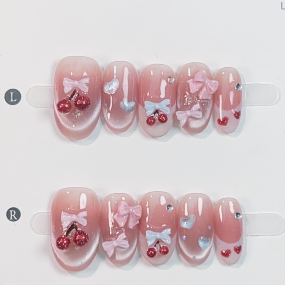 Nail Art Oval - 10 pezzi di punte per unghie