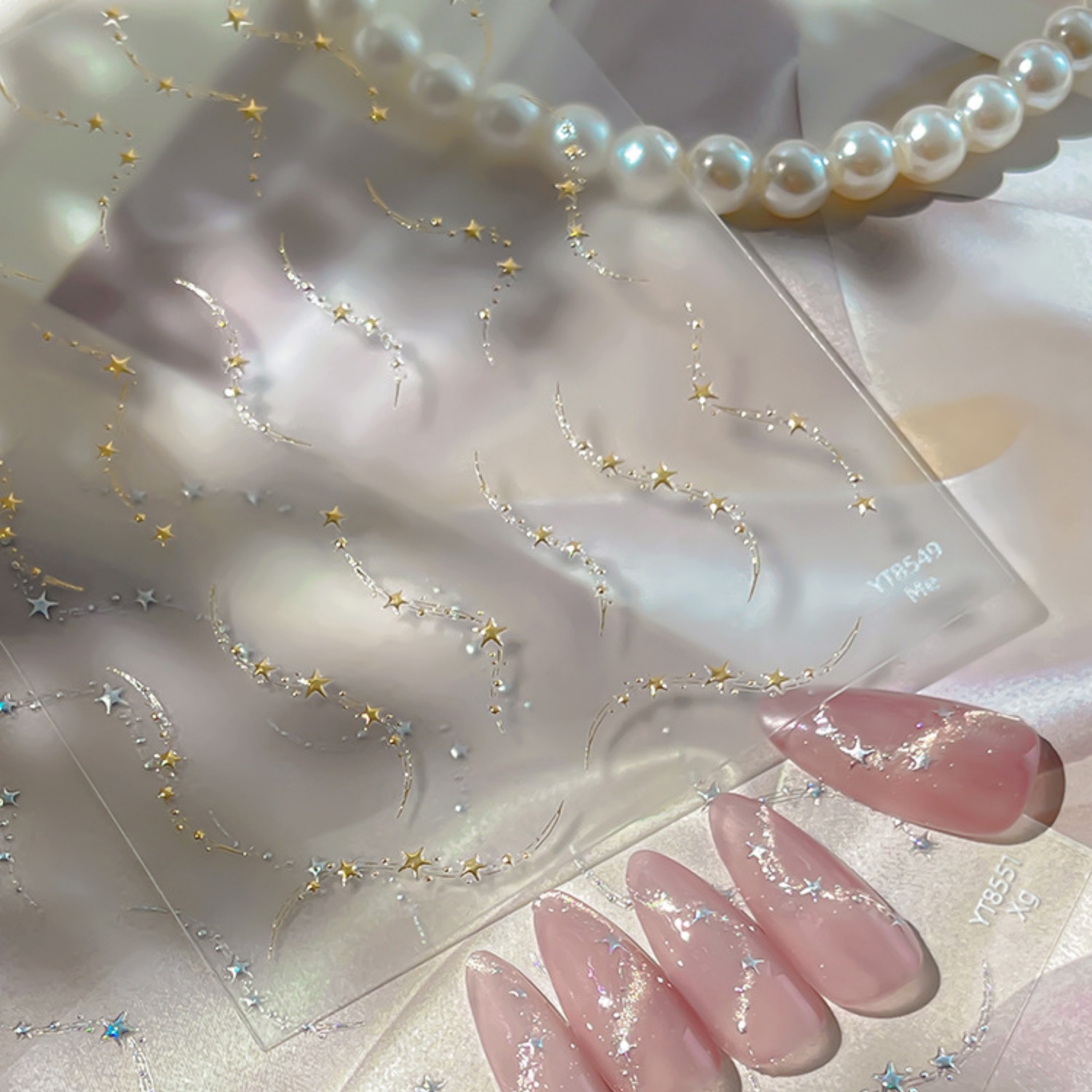 Nail Art Elegant - Eleganti Adesivi per Unghie Francesi 5D,