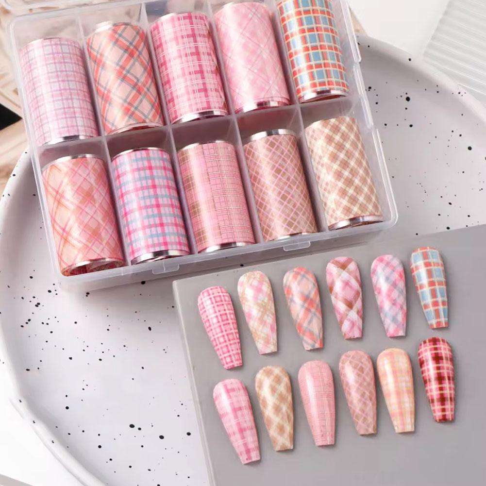 Nail Art Denim - 10 Rotoli Nuovi Design di Fogli