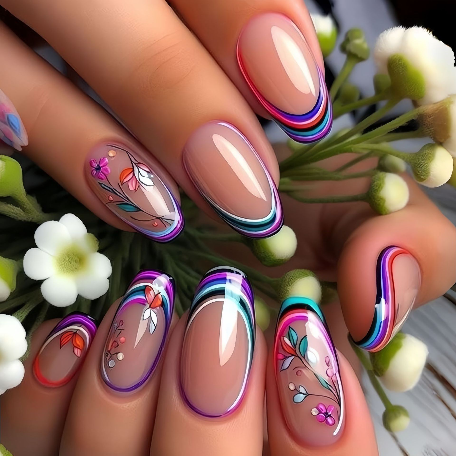 Unghie finte medie per donne e - Press On Nail Set recensione e prezzo