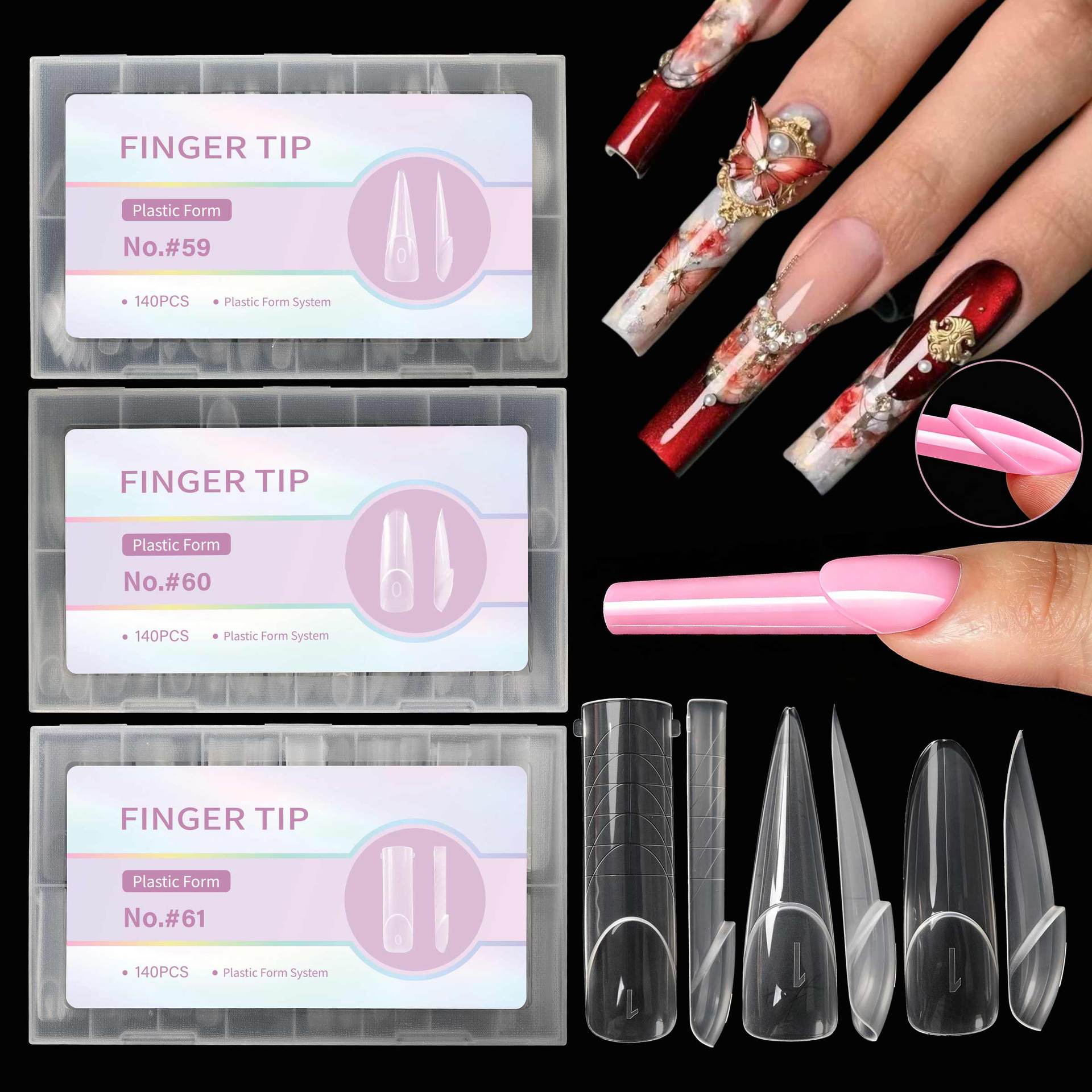 140 pezzi di punte per estensi - Nail Art Denim recensione e prezzo