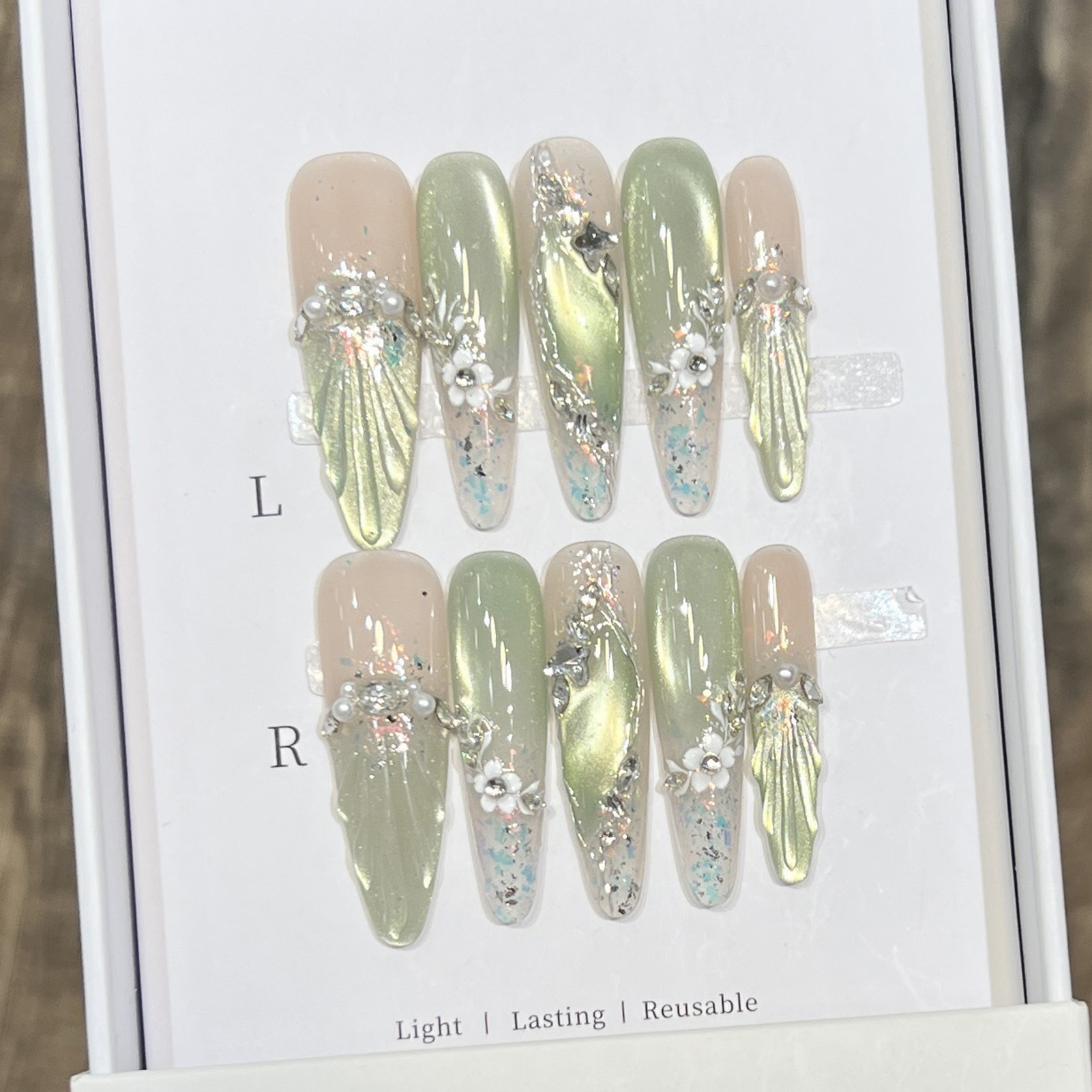10 pezzi di punte per unghie f - Nail Art Wedding recensione e prezzo