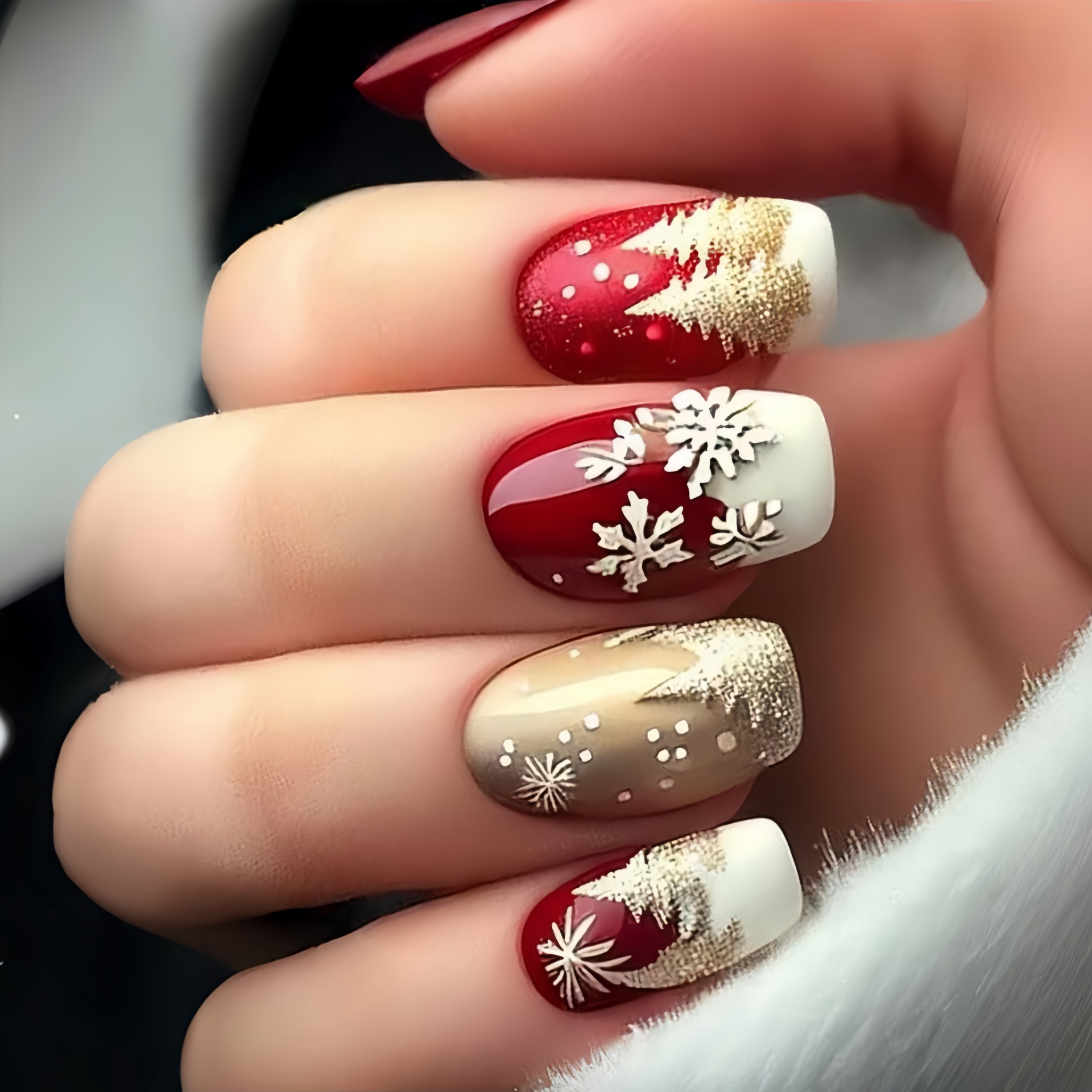 Unghie finte medie per la fest - Press On Nail Set recensione e prezzo