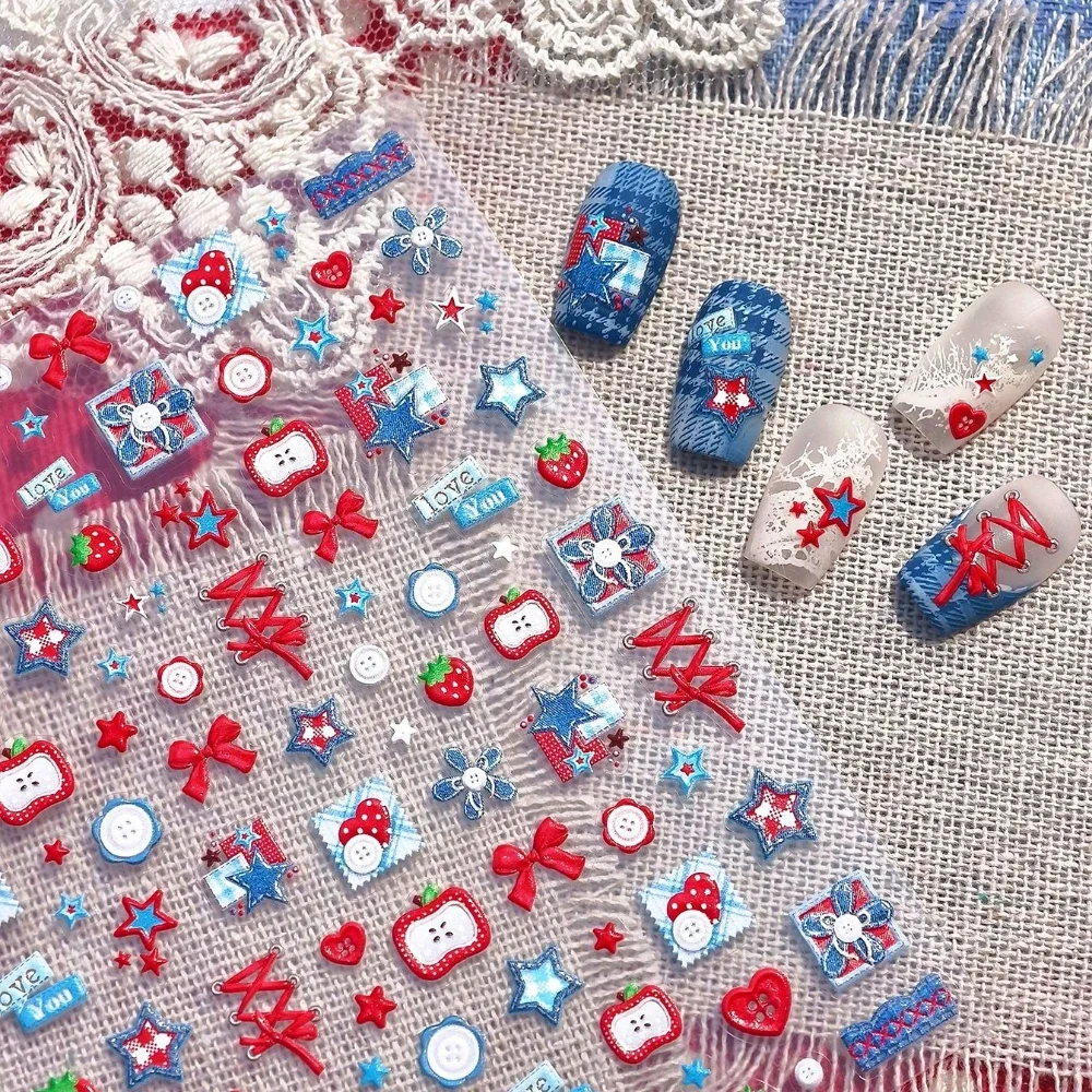 Adesivi per Unghie 3D Autoades - Nail Art Denim recensione e prezzo
