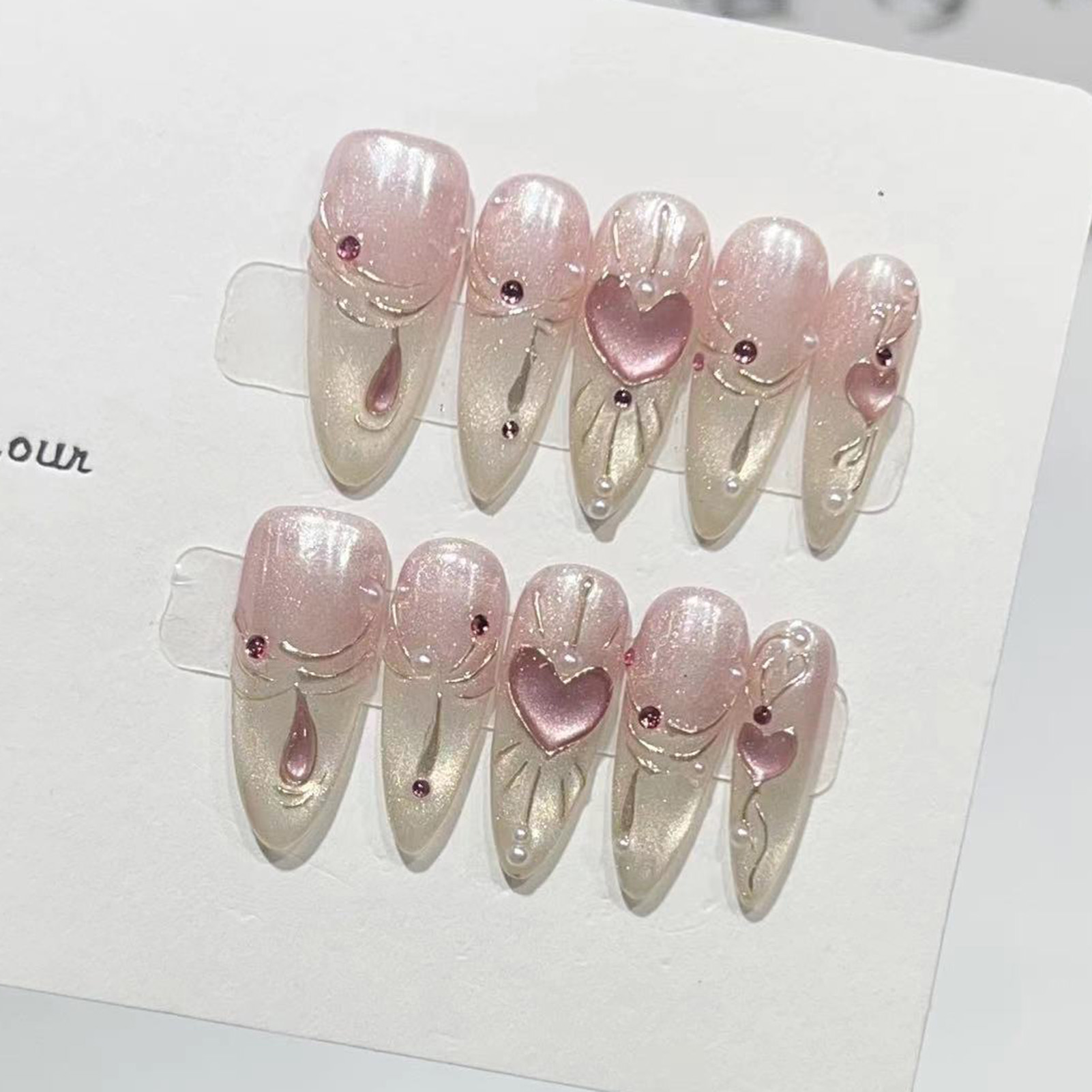 10 pezzi di mandorla lucida st - Nail Art Wedding recensione e prezzo