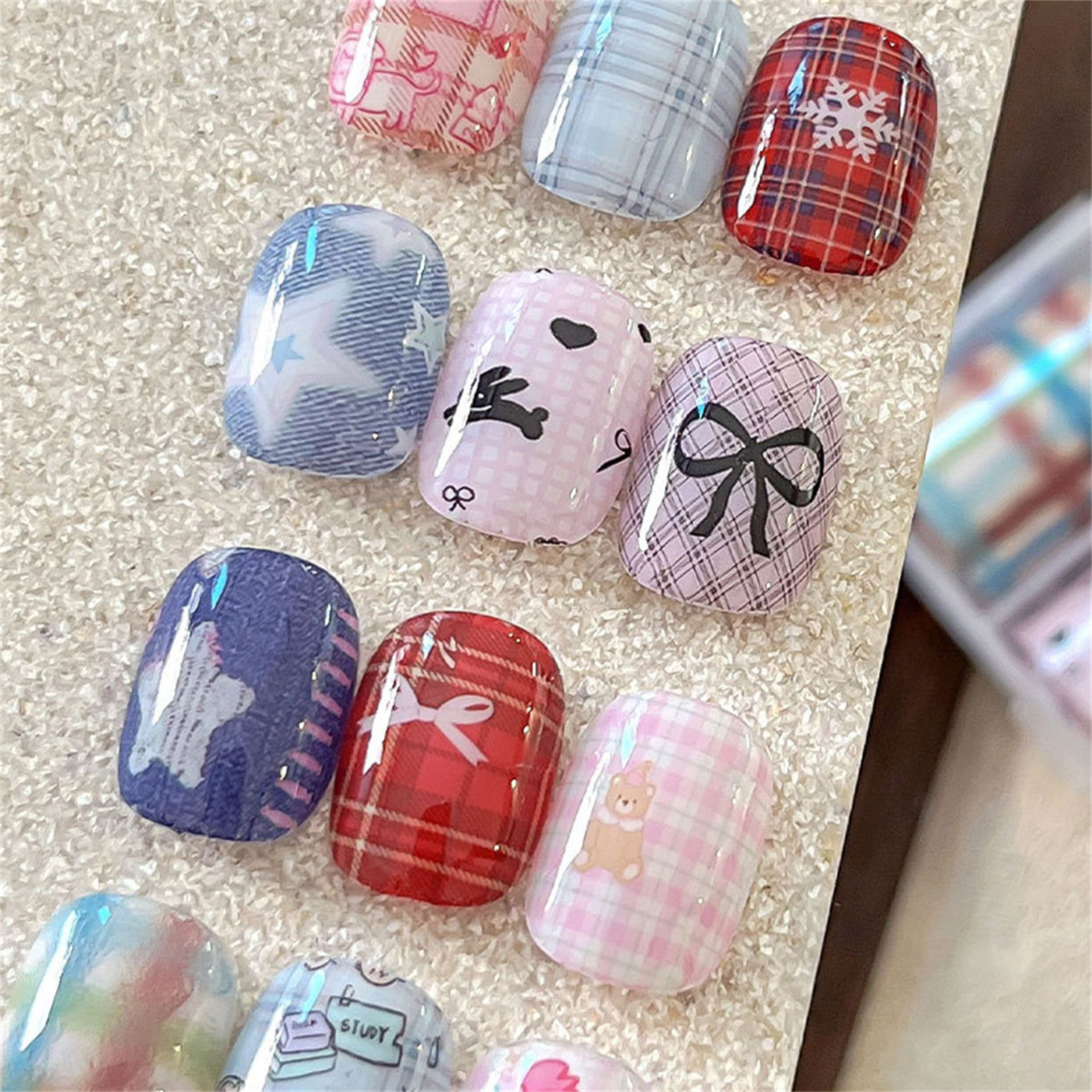 10 Rotoli di Fogli Coreani per - Nail Art Denim recensione e prezzo