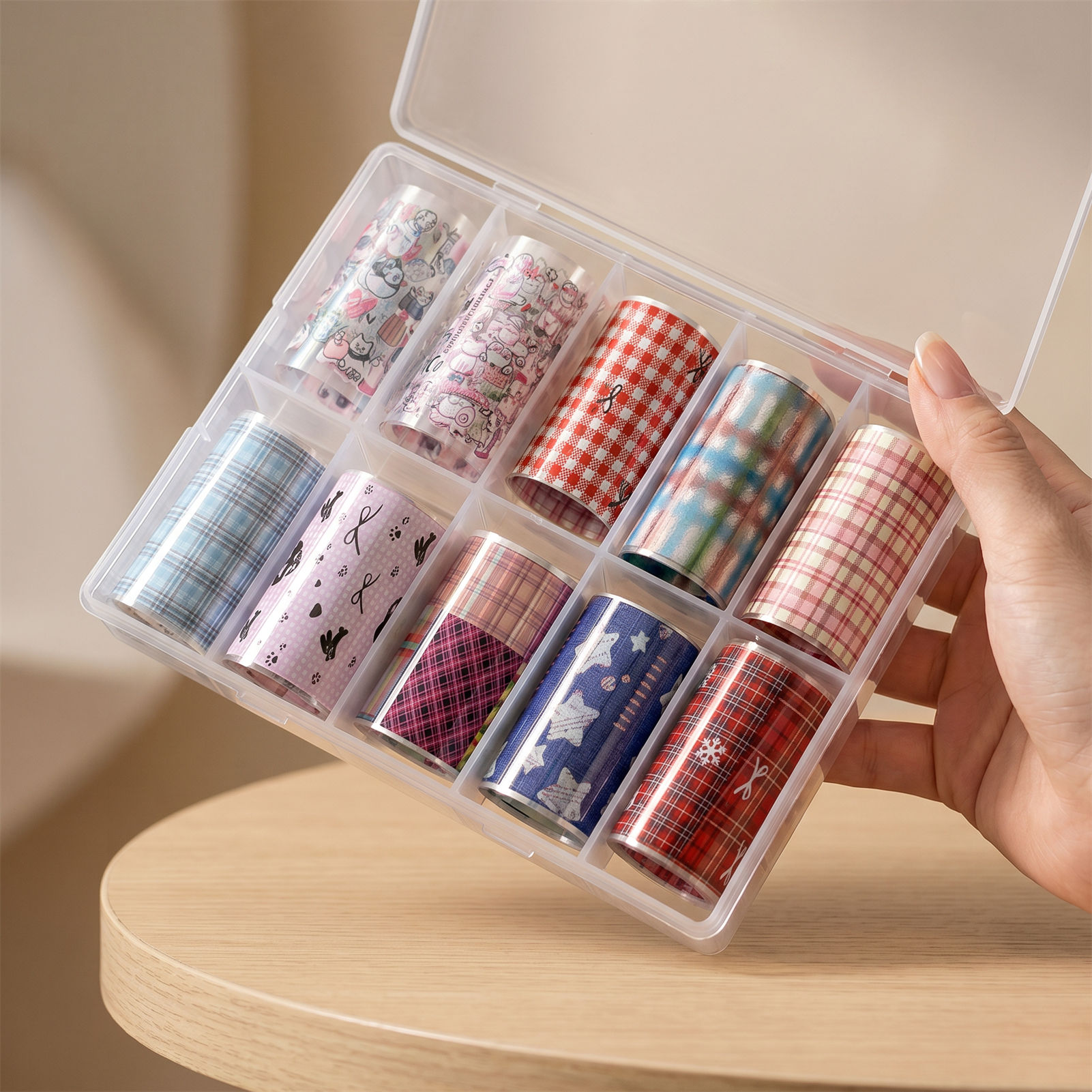 10 Rotoli di Fogli Coreani per - Nail Art Denim recensione e prezzo