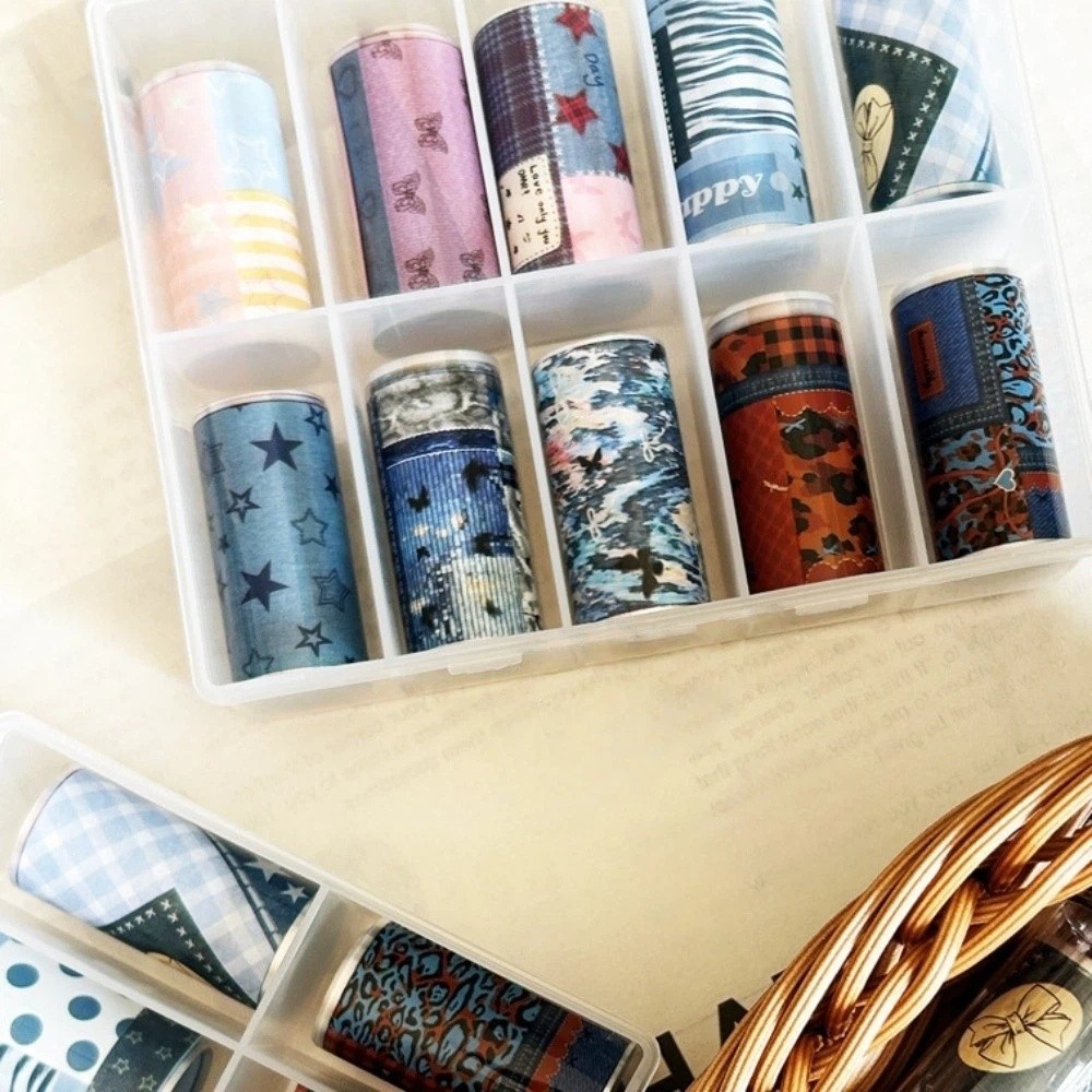 10 Rotoli di Carta Adesiva Col - Nail Art Denim recensione e prezzo