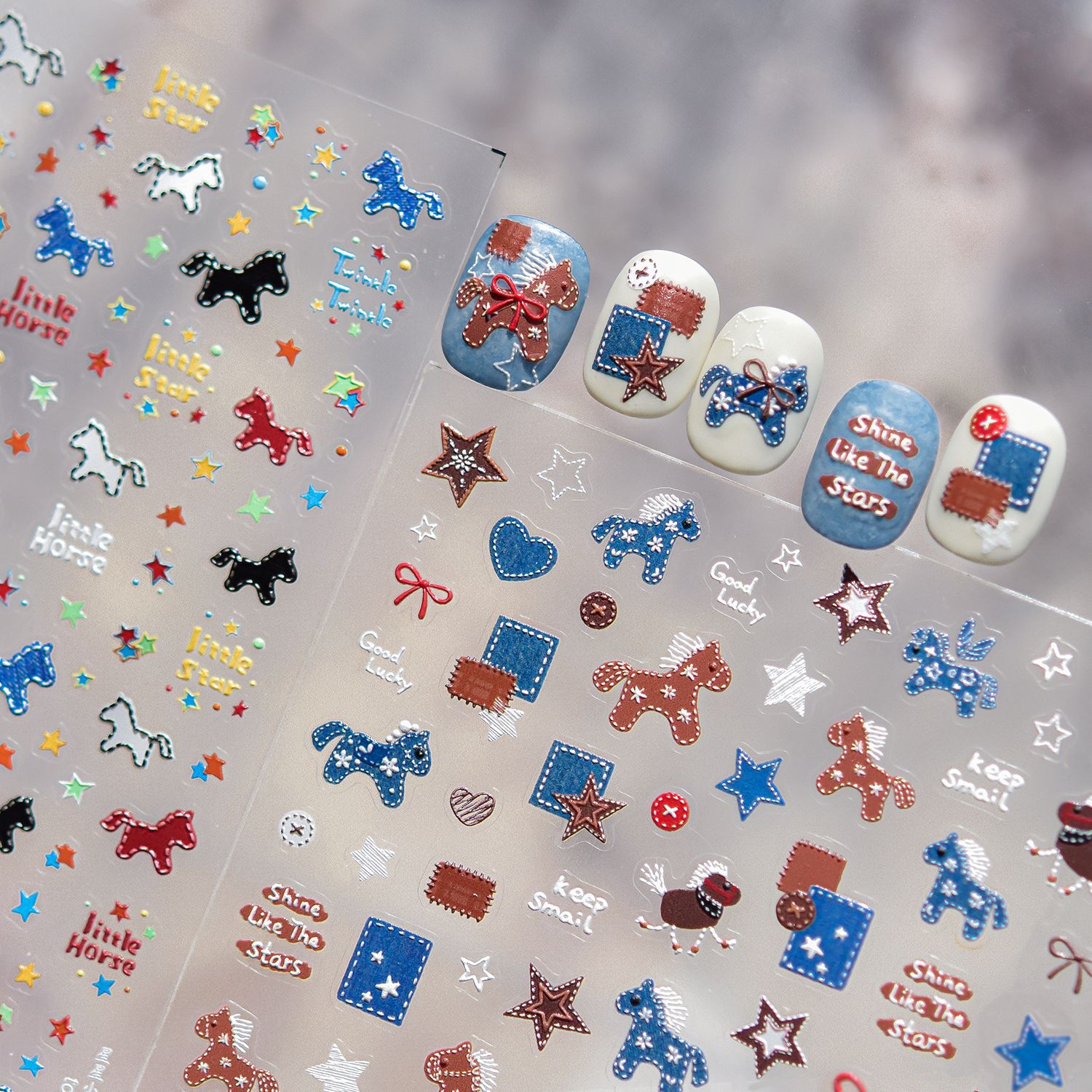 Adesivi per Unghie in Stile Re - Nail Art Denim recensione e prezzo