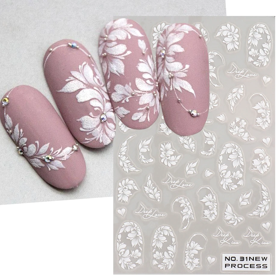 Adesivo per nail art con fiore - Nail Art Elegant recensione e prezzo