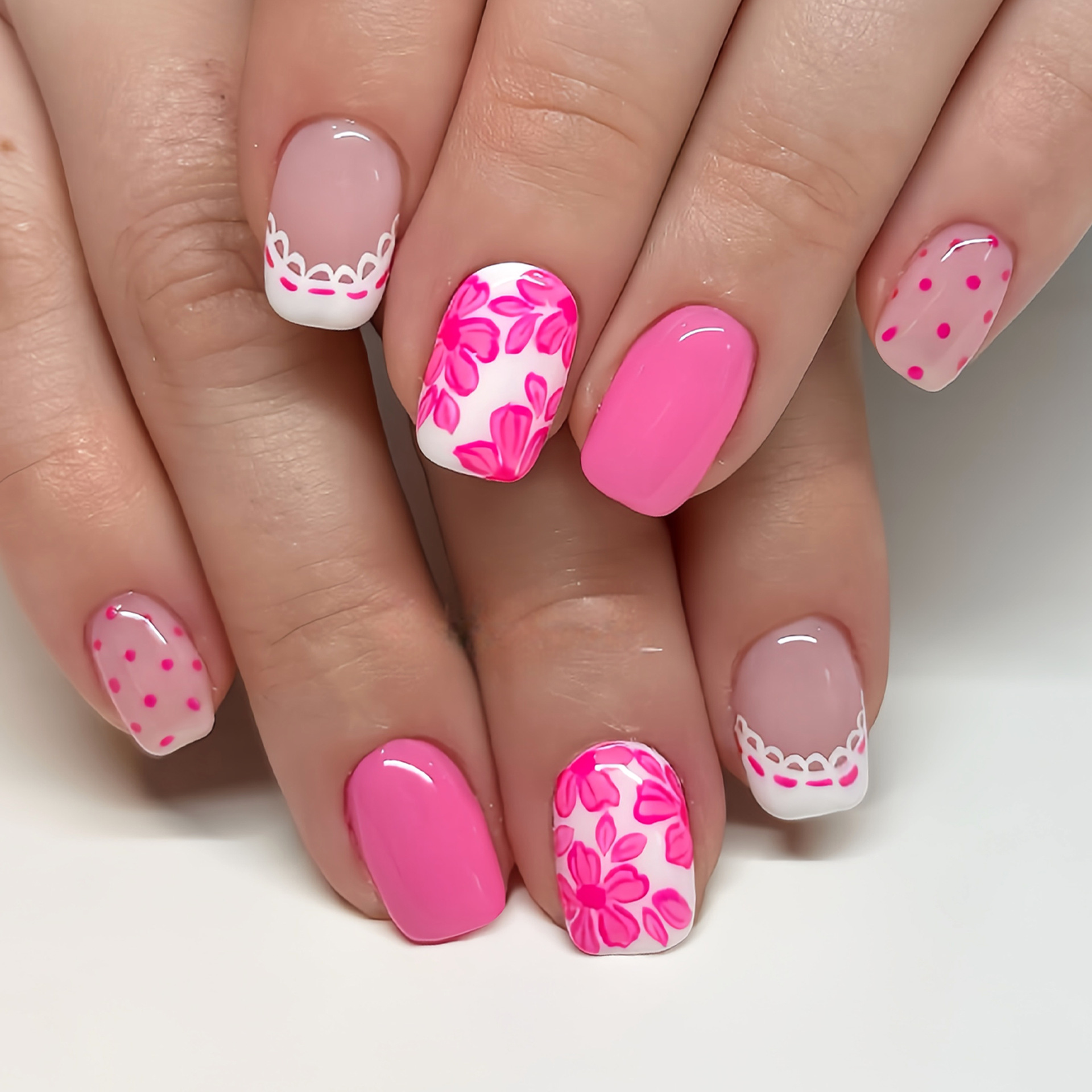 Unghie finte corte quadrate pe - Press On Nail Set recensione e prezzo