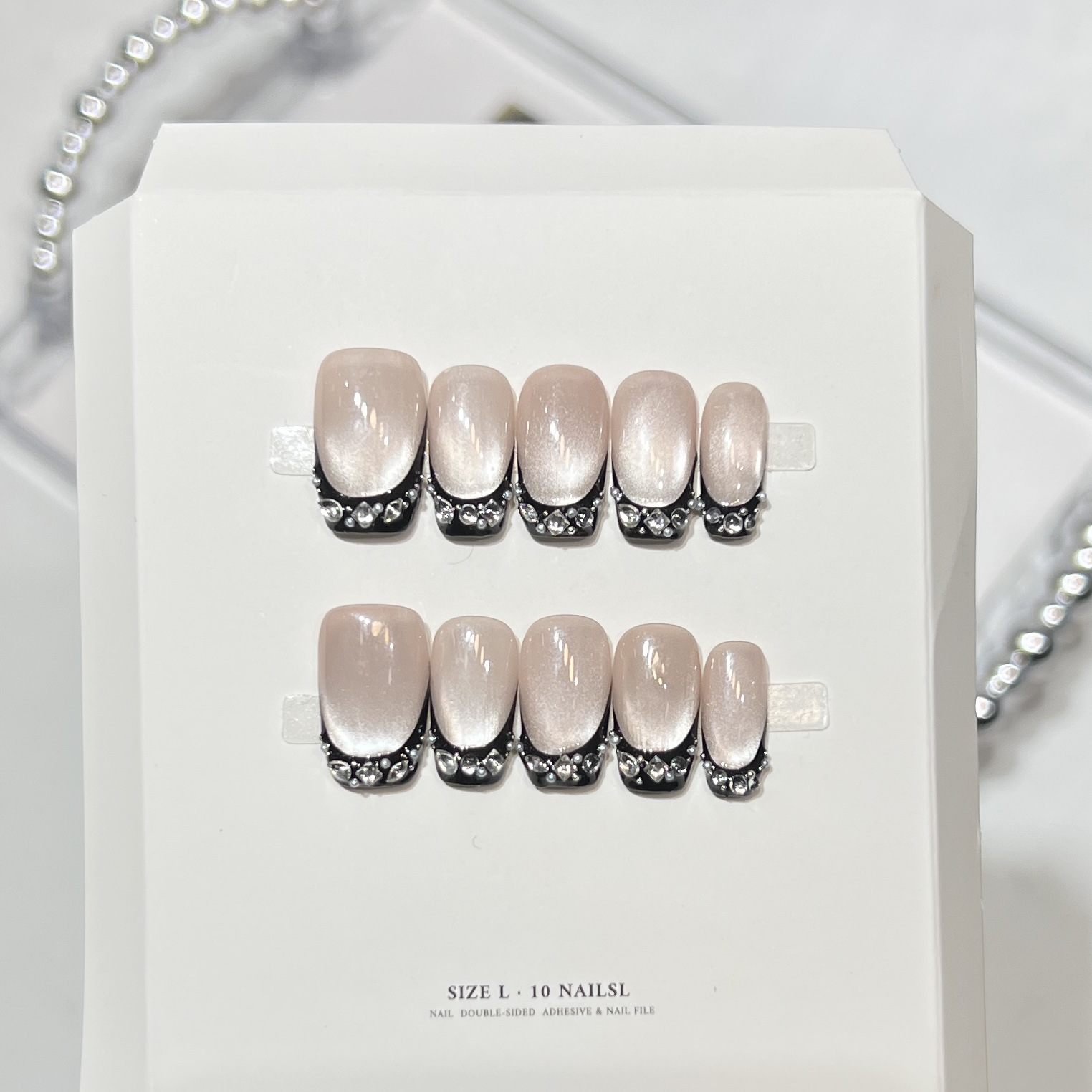 10 pezzi di unghie finte nere  - Nail Art Wedding recensione e prezzo