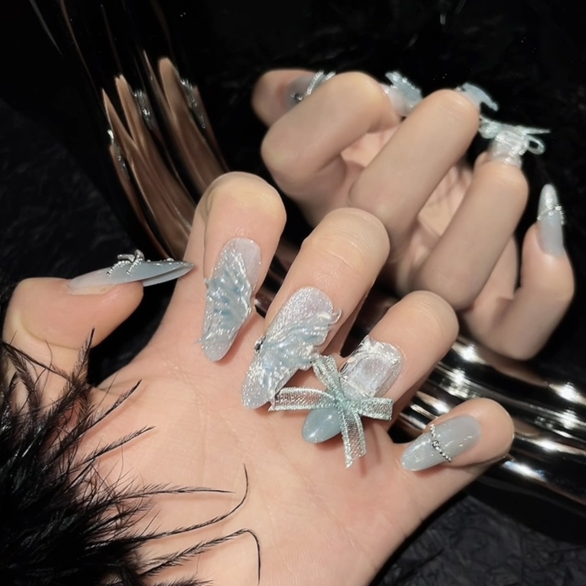 10 pezzi di unghie finte lungh - Nail Art Oval recensione e prezzo