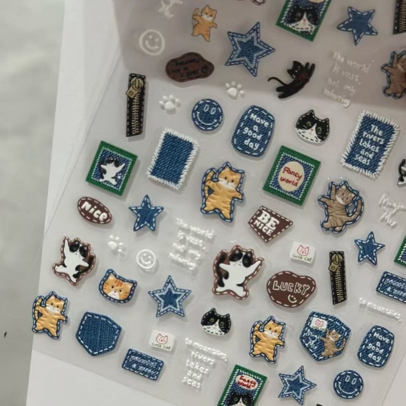 Adesivi in rilievo 3D American - Nail Art Denim recensione e prezzo