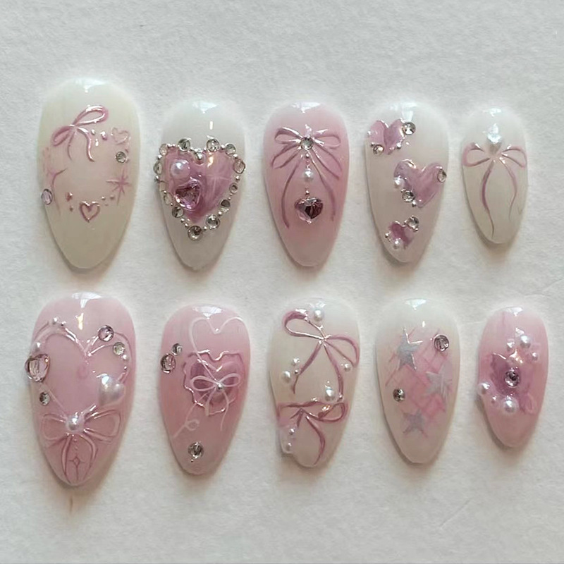 Set di 24 Unghie Finte Verdi S - Nail Art Oval recensione e prezzo