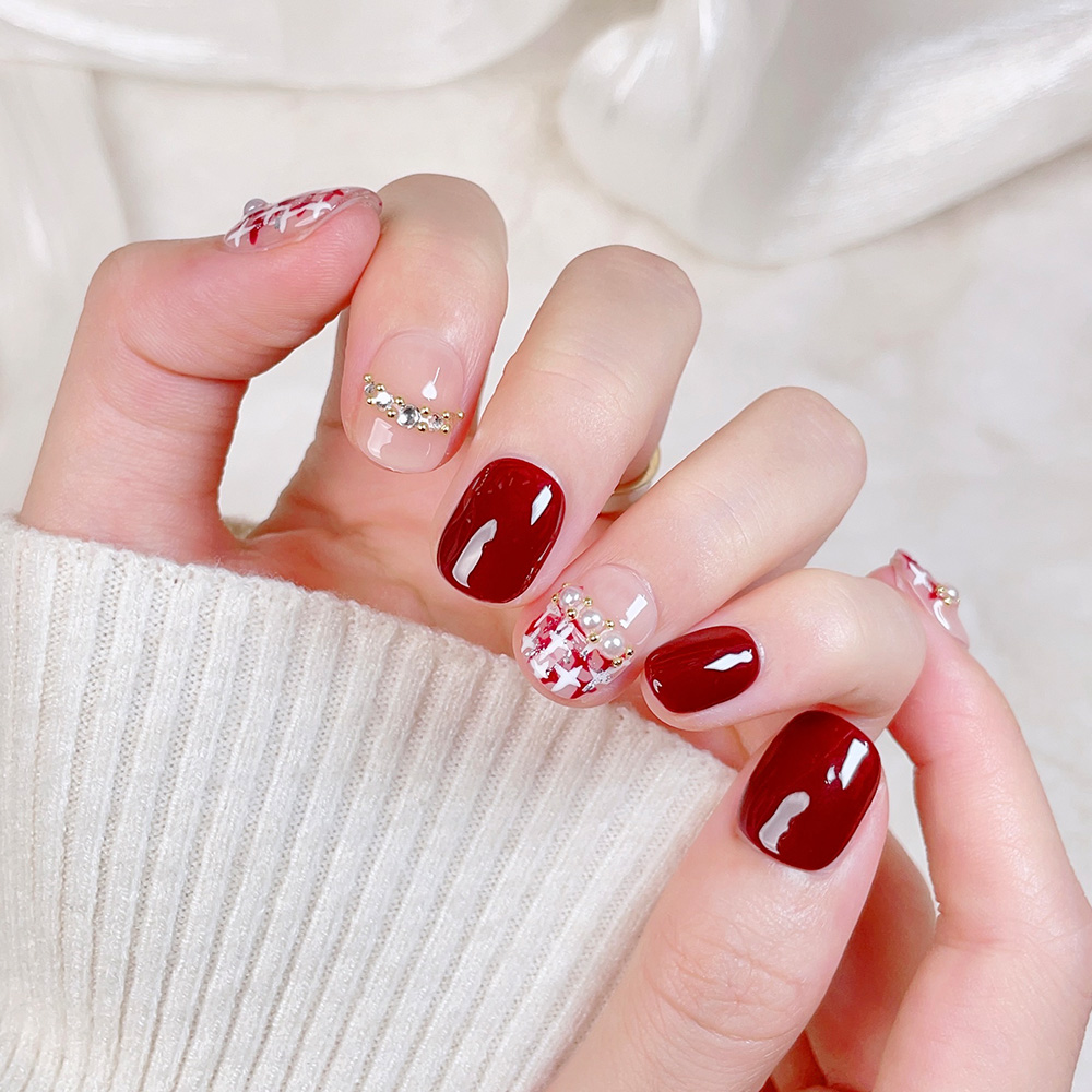 Kit di 10 Unghie Finte Corte Q - Nail Art Elegant recensione e prezzo