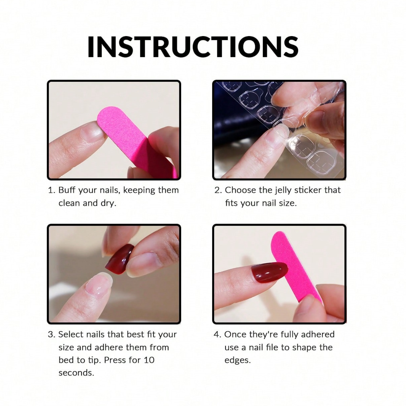 Dieci eleganti unghie finte ov - Nail Art Elegant recensione e prezzo