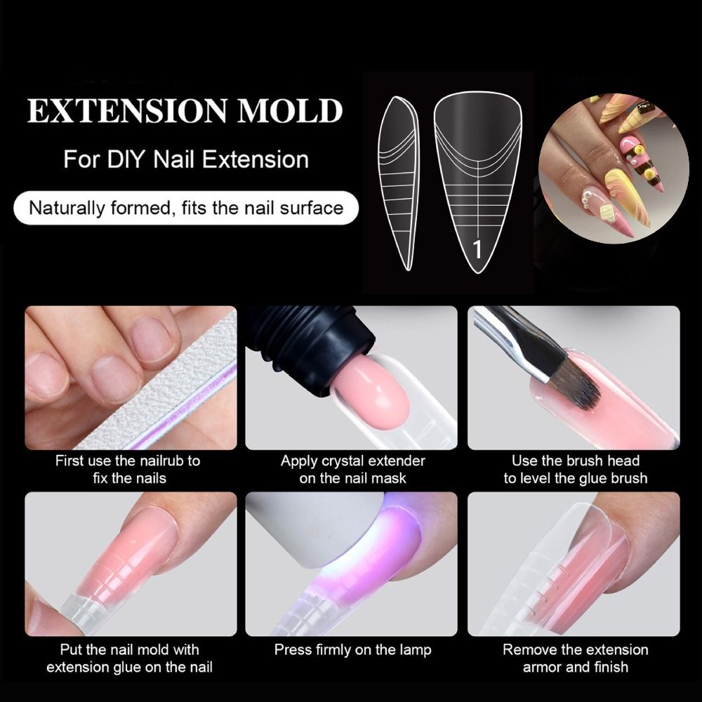 140 Pezzi 14 Misure Unghie Fin - Nail Extension Form recensione e prezzo