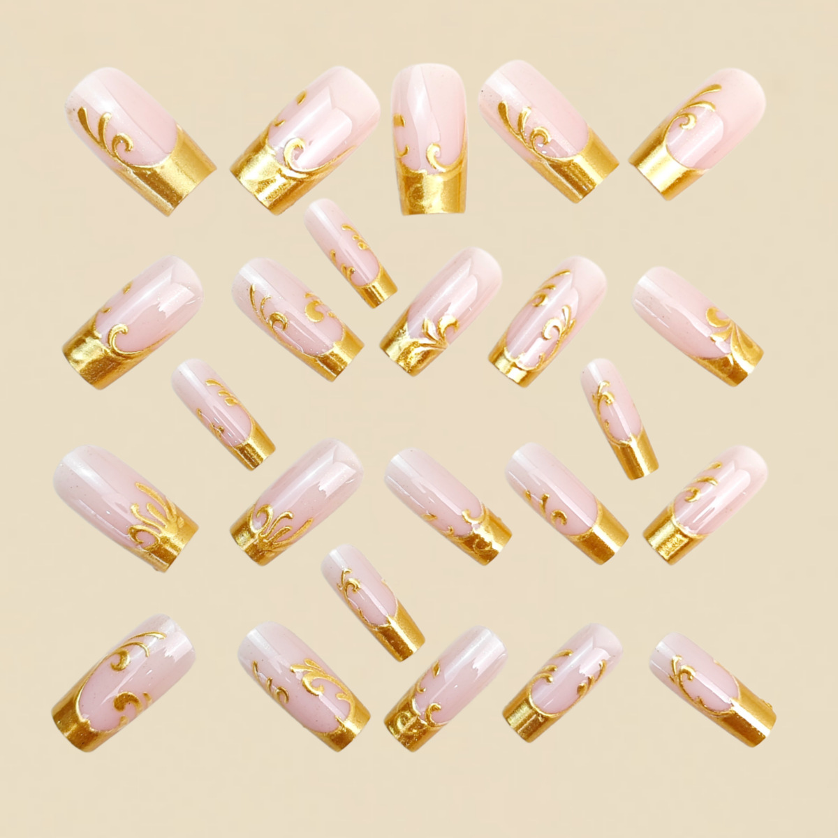 Unghie finte di media lunghezz - Press On Nail Set recensione e prezzo