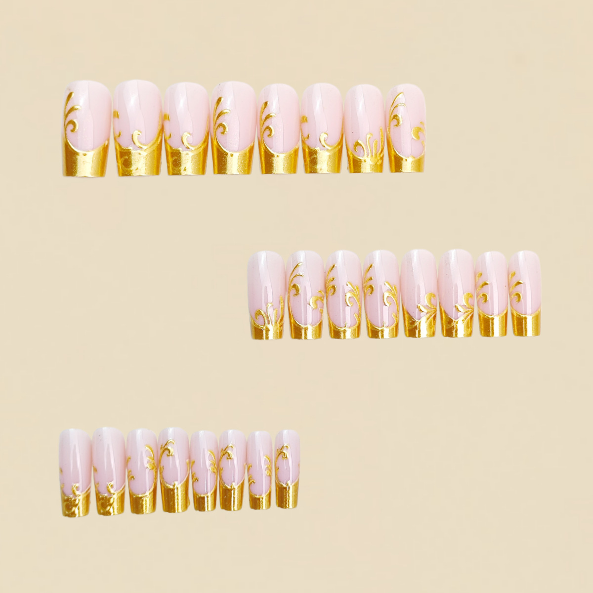 Unghie finte di media lunghezz - Press On Nail Set recensione e prezzo